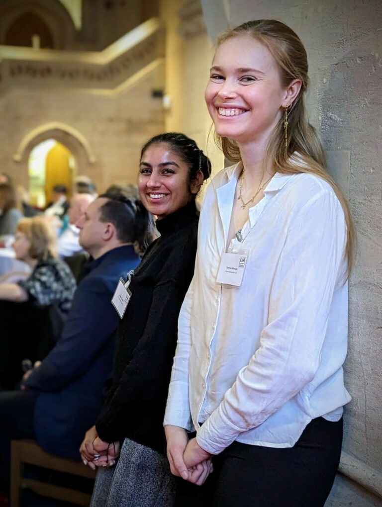 Image of LIIA team members at the london children's services ALDCS summit at the city of london guildhall in February 2023