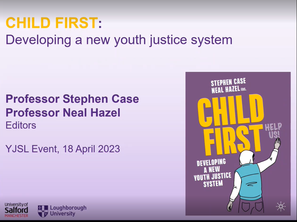 Youth Justice Strategic Leaders – Child First Event