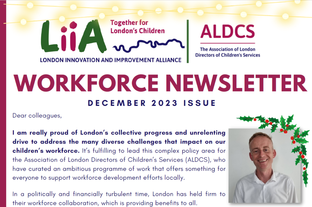 London Workforce Programme: December Newsletter